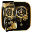 Clock Luxury Gold Theme