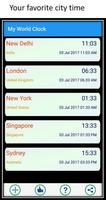 World Clock screenshot 2