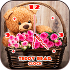 Sweet Teddy Bear Clock LWP 图标