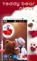 Sweet Teddy Bear Clock LWP تصوير الشاشة 3