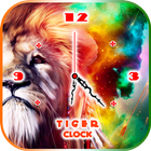 Tiger Clock Live Wallpaper ไอคอน