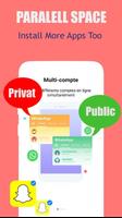 dual space: multi users - multi account, clone app اسکرین شاٹ 2