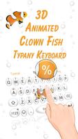 Clown Fish Theme&Emoji Keyboard постер