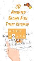 Clown Fish Theme&Emoji Keyboard ảnh chụp màn hình 1
