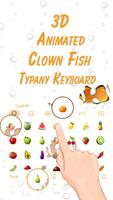 Clown Fish Theme&Emoji Keyboard capture d'écran 2