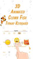 Clown Fish Theme&Emoji Keyboard ảnh chụp màn hình 3