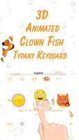 Clown Fish Theme&Emoji Keyboard ภาพหน้าจอ 3