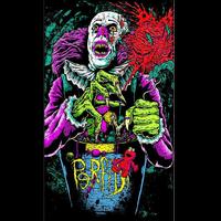 Scary Clown Wallpaper Affiche
