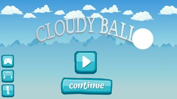 Poster cloudy ball