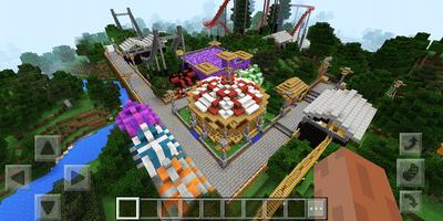 Attraction Park Minecraft map 포스터