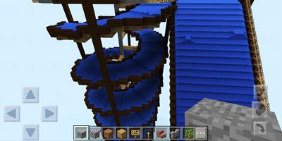 Waterslides Minecraft map capture d'écran 3