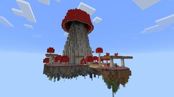 Floating Mushroom MCPE map Affiche