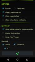 Boussole & Niveau à bulle PRO capture d'écran 3