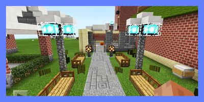 New Funny Modern City. Map for MCPE Affiche