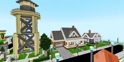 New Funny Modern City. Map for MCPE capture d'écran 2