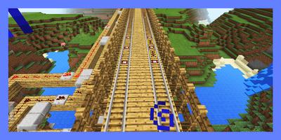 New Railway Station Adventure. Map for MCPE Affiche