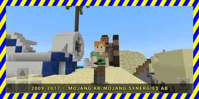 2018 Zombies 4 map for MCPE poster