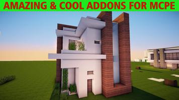 Modern House for Minecraft Affiche