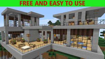 Modern House for Minecraft スクリーンショット 1