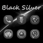Black Silver Theme - Icon Pack icône