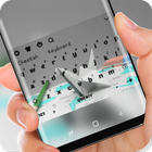 Teclado de grúas 3D icono