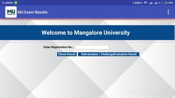 Mangalore University Results Screenshot 2