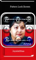 Amma Jayalalithaa Pattern Lock Poster