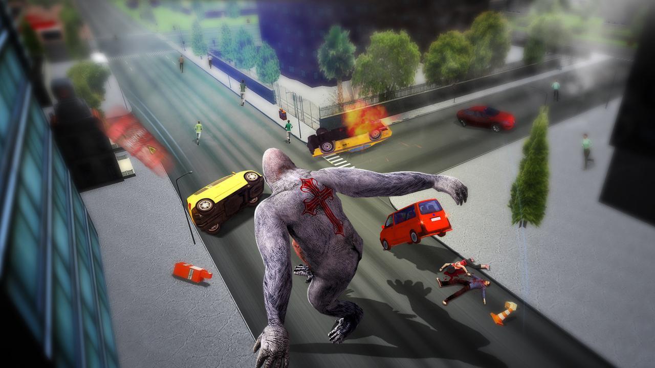 Gorilla Simulator Games Giant Rampage Gorilla 3d For Android Apk Download - gorilla simulator 2 roblox