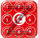 Tunisia Flag Theme PatternLock APK