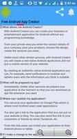 برنامه‌نما Create Android App Free عکس از صفحه