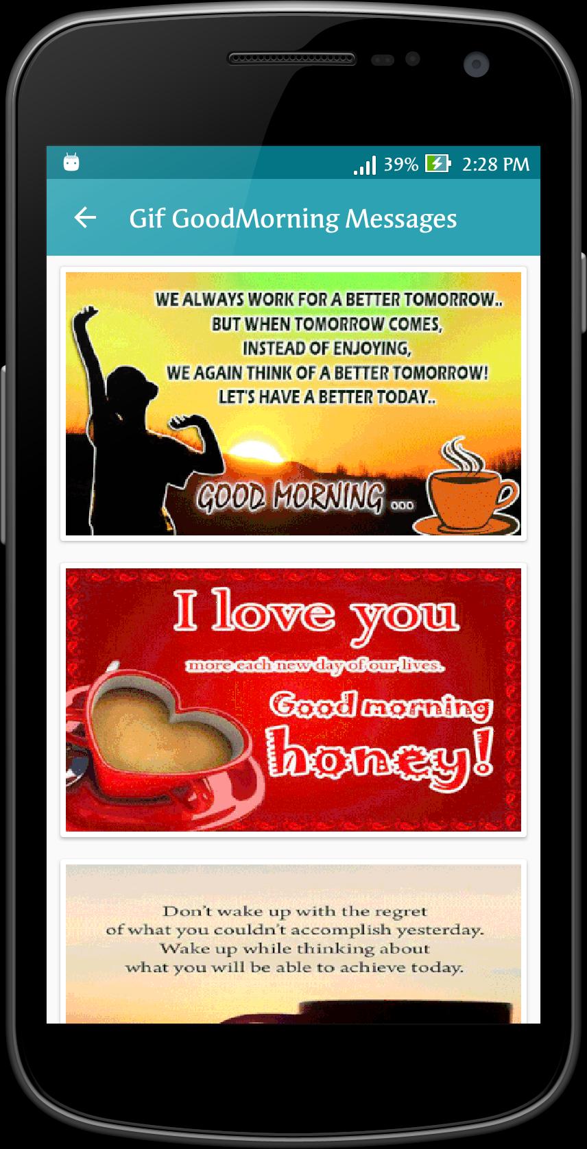 Gif Good Morning Messages Collection For Android Apk Download