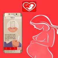 Baby Heartbeat Hörer Plakat