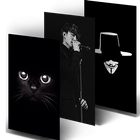 Black Wallpaper – Black Theme icône