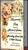 2 Schermata Anniversary Invitation Card