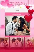 Love Video Maker With Music capture d'écran 1