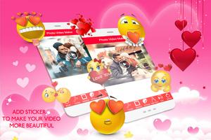 Love Video Maker With Music capture d'écran 3