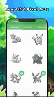 Pokess Color by Number - Sandbox Pixel screenshot 1