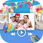 Birthday Slideshow with Song أيقونة