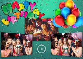 Birthday Slideshow With Music syot layar 3