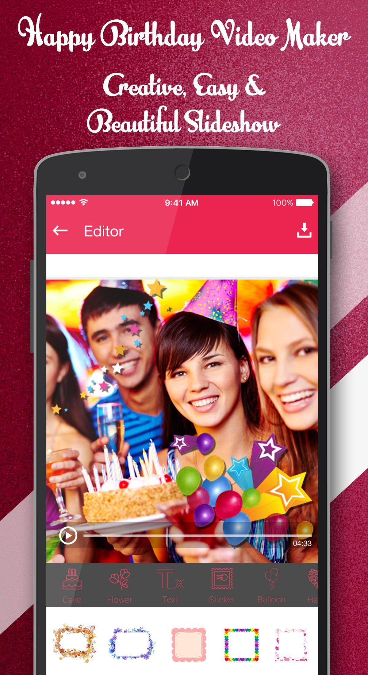 Happy Birthday Video Maker With Music for Android - APK Download
