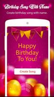 Birthday Song With Name Plakat
