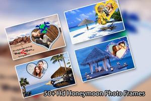 Honeymoon Photo Frame پوسٹر