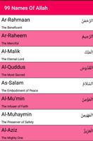 99 Names of Allah Affiche
