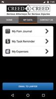Creed Law Injury Help App capture d'écran 2