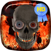 Creepy Fire Skull Live Wallpap APK