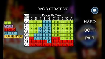 Blackjack Basic Strategy Chart capture d'écran 2