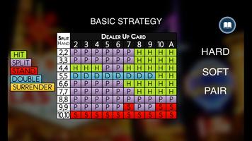Blackjack Basic Strategy Chart capture d'écran 3