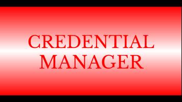 Credential Manager Affiche