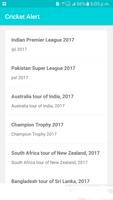 Cricket Alert & Reminder स्क्रीनशॉट 1