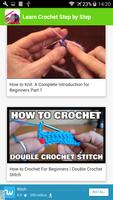 apprendre le crochet étape par étape Affiche